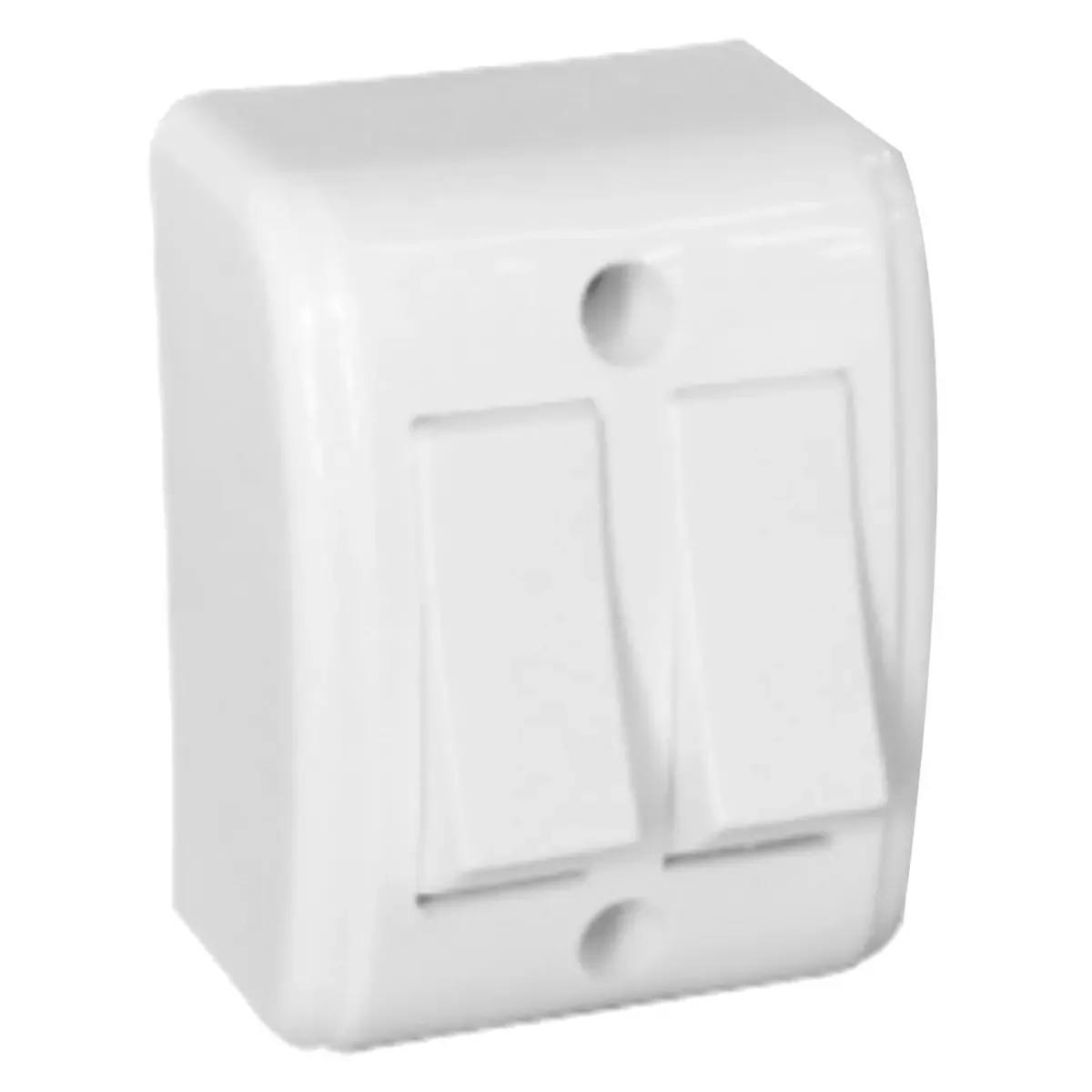 (Ilumi) externa- retangular - interruptor 2ts 6a 250v branca (