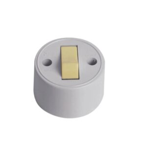 (Ilumi) externa- redondo - interruptor 1ts 6a 250v cinza