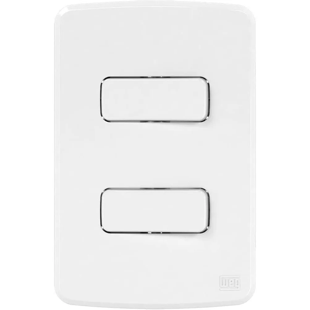 Interruptor c/placa 2tp 10a 250v br. (13272421) (compose) Weg