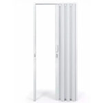 Porta branca sanfonada pvc 0,80 cm x 2.10mt (plastilit)