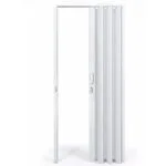 Porta branca sanfonada pvc 0,90 cm x 2.10mt (plastilit)