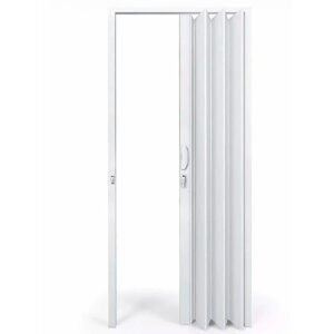 Porta branca sanfonada pvc 0,90 cm x 2.10mt (plastilit)