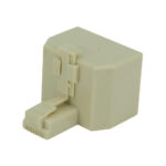 Adaptador duplo p/conector rj-45 Fêmea Import