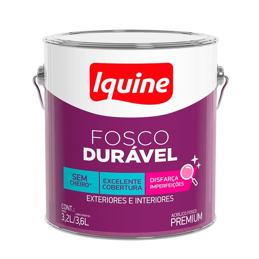 Tinta Acril Premium FC Icores Durável Base (M) 3,2L (323300001) (Iquine)