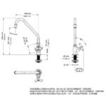 Torneira cozinha bica alta primor cr (00673406) (Docol)