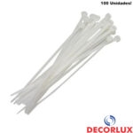 (Decorlux) abracadeira nylon br. 2,5x100mm 100pc (ap1023)