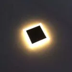 Lum. emb. de solo led 1w 3000k ip65 tampa ring quadrado(12650