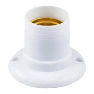 (Decorlux) Soq. pvc e-27 fixo branco (mt2203)