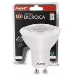 Lâmpada dicroica led mr16 4.8w biv. 6500k gu10 350 lumens