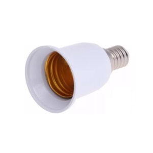 Soquete adaptador e-14 p/e-27 pvc (ctb)