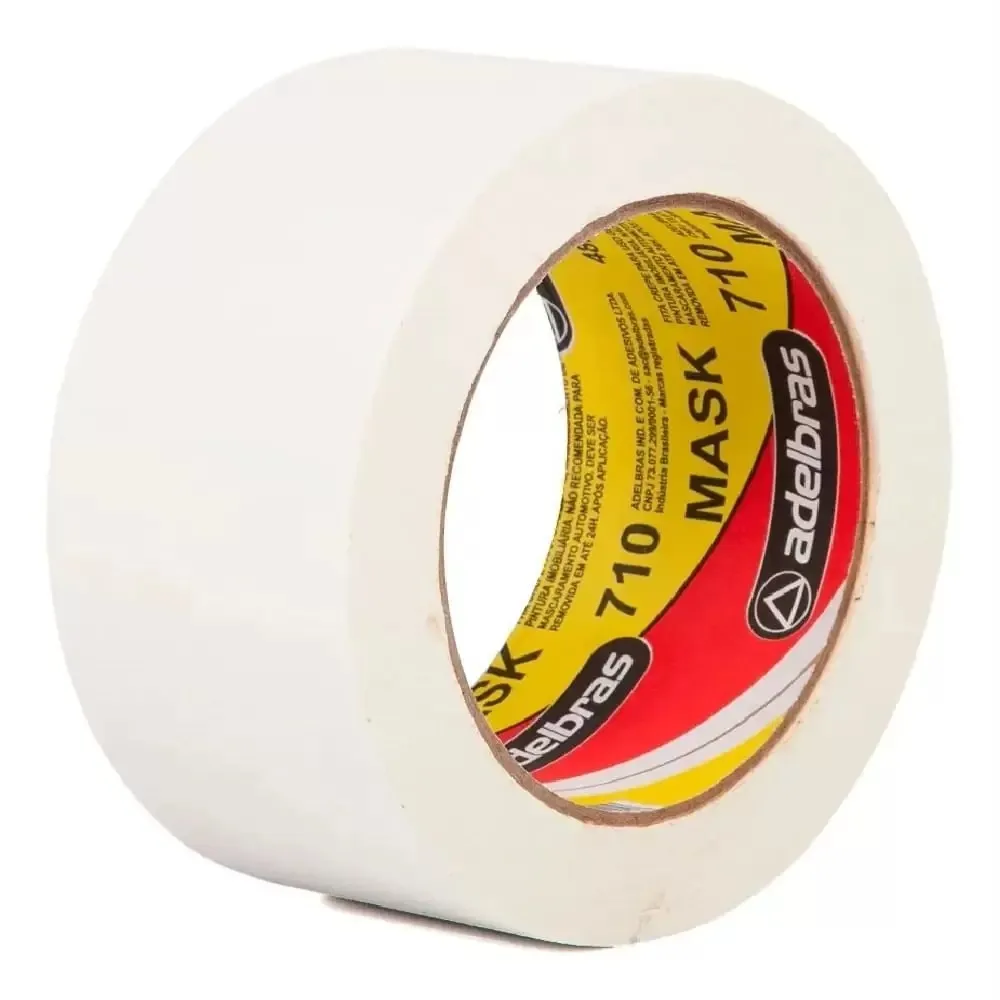 Fita mask crepe 710 sleeve 48mm x 50m (adelbras)