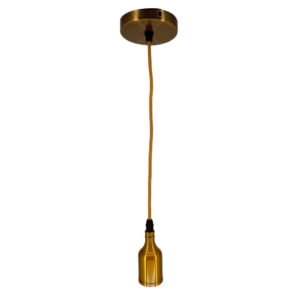 Pendente simples 1xe27 dourado 40mmx100mm (bp-a8-e27-dourado)