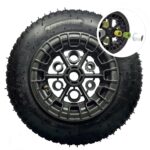 Roda fb completa com eixo universal (400850) (fb pneus)