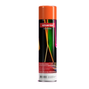 Tinta Spray 400 ML 210GR Lum. Laranja (46103) (Etaniz)