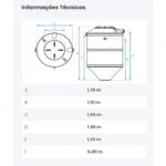 Fossa polietileno 1500l (2090037) (Fortlev)