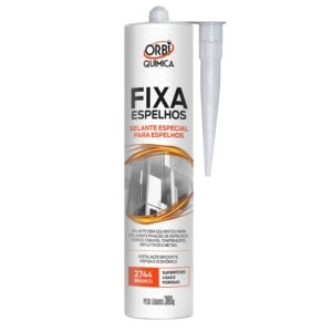 Fixa espelho 380gr branco (2744) (Orbi)