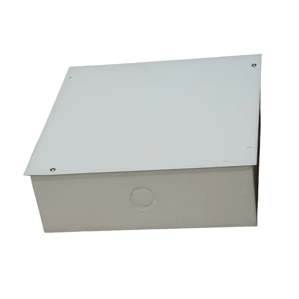 Caixa ferro passagem emb. 300x300x100mm branca