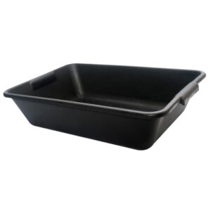 Caixa de massa 20 litros 61 x 37 x 14cm preta (18) (brasipla)