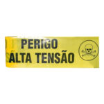 Faixa perigo alta tensão 25cm x 50mt x 0,08 Excel