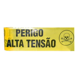 Faixa perigo alta tensão 25cm x 50mt x 0,08 Excel