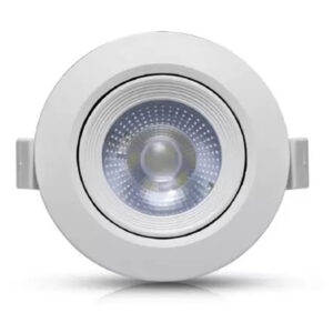 Spot emb. red. led cob branco 3w 270lumens 6500k 70x70x55 (1810) (Galaxy)