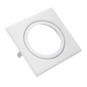 (Bellalux)spot emb. quad. alum. br light par 20 / 110x110x2mm