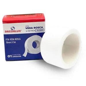 (Decorlux) Fita veda rosca branca 18mmx05mt (vr0503)