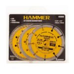 Kit disco diamantado - 3 pcs (gydd1300) (Hammer)