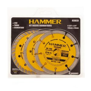 Kit disco diamantado - 3 pcs (gydd1300) (Hammer)