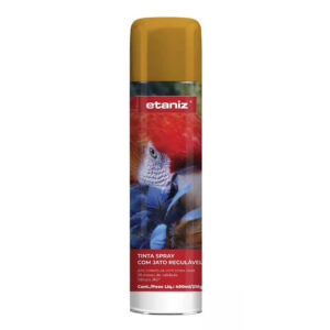 Tinta spray 400 ml 210gr (ouro) (etaniz)