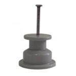 Roldana pvc 30x30 c/prego c/50 Un (Gerplast)