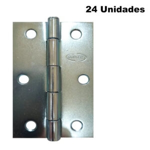 Dobradica americana 51x38mm x 2 ferro zincado (gubler) caixa