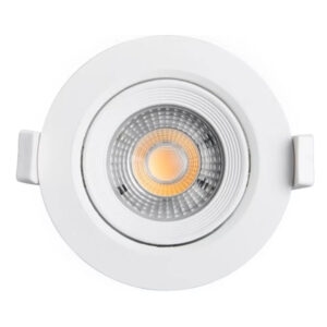 Spot emb. red. led cob 5w 400lumens 3000k 90x90x37 (Galaxy)