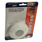 Sensor de presença teto biv. 360° (reg. app) (Exatron)