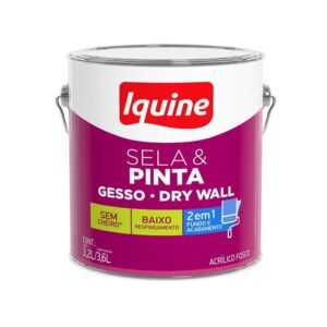 Tinta acril fc sela pinta gesso dry wall branco neve 3,6l