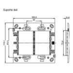 Suporte 4x4 br (13803841) (Refinatto) (Weg)