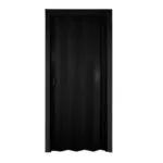Porta preta sanfonada pvc 70CMX2,10M (24001) (Plasflex)