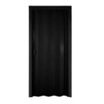 Porta preta sanfonada pvc 80CMX2,10M (24002) (Plasflex)