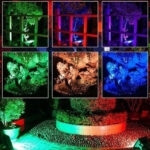 Refletor super led pt 20w rgb c/controle 1600lm Aaa Top
