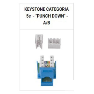 Keystone categoria 5e c/ punch down (022374) (Interneed)