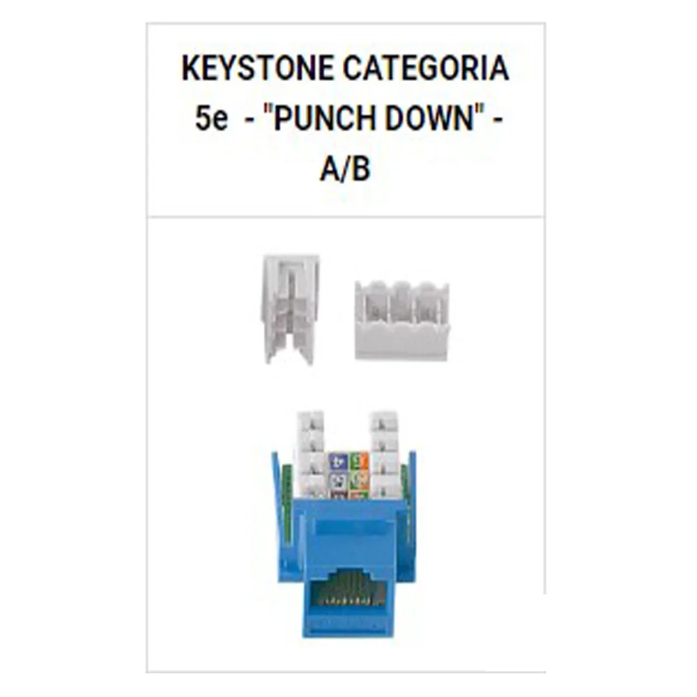 Keystone categoria 5e c/ punch down (022374) (Interneed)