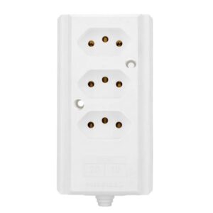 Tom. barra 3(tripla) 2p+t 10/20a biamp hercules br Interneed