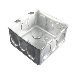 Caixa de luz ferro galv. 4x4 quadr.(cff - 44) Arcoir