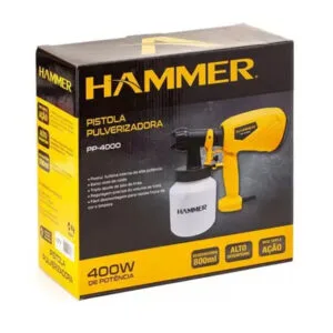 (Hammer) pistola pulverizadora - 400w  - 220v (gypp4000-220)