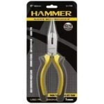 Alicate bico meia cana 6 ac emborrachado (gyal1000) (Hammer)