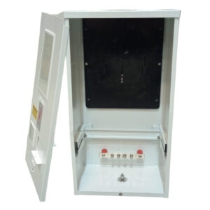 Caixa 260x520x170mm alum. c/dps trifásico branca (00007) (Iguaçu)
