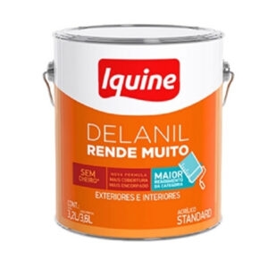 Tinta acril standard fc delanil rende muito br neve 3,6l (70300201) (Iquine)