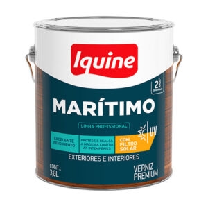 Verniz marítimo alto brilho incolor 3,6l (67100101) (Iquine)