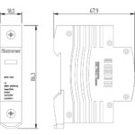 Dispositivo prot. surto biv. 30ka classe II DPS1 (E89867) (Eletromar)