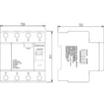 Disjuntor dr - DRS4-080A 30MA (E89585) (Eletromar)